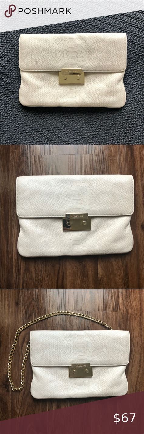 michael kors cream clutch bag|Mehr.